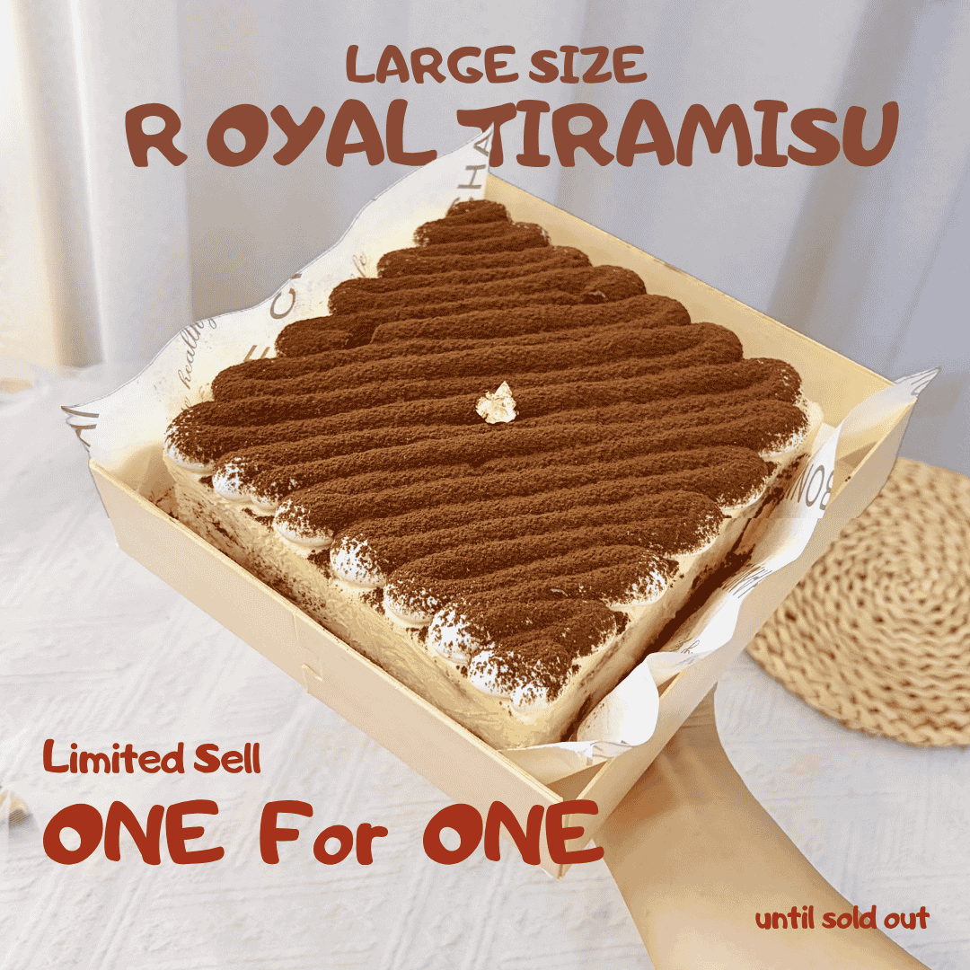 Cake Ki Bakery | ( *Buy1Get2 ) Large Size Royal Tiramisu (Limited Offer)
