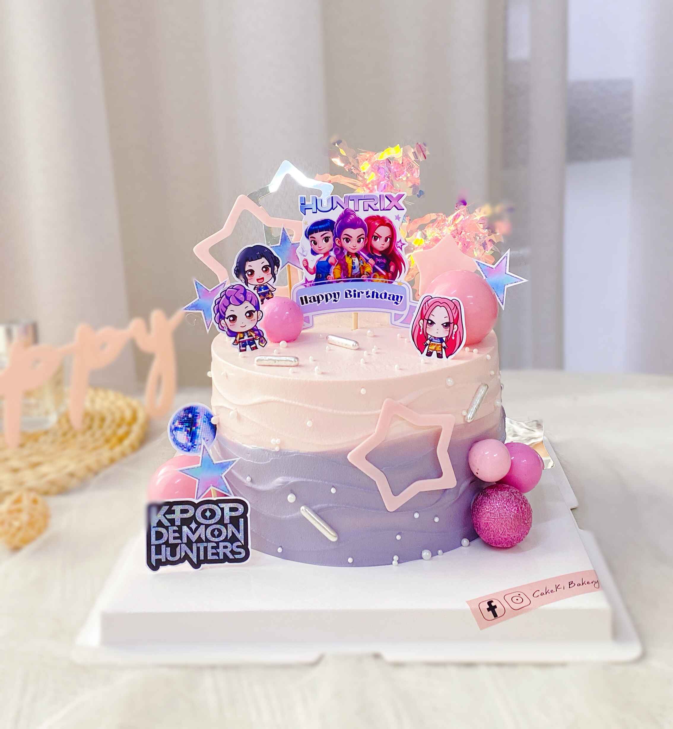 Cake Ki Bakery | (2 Day pre-order) Kpop demon Hunter Design A